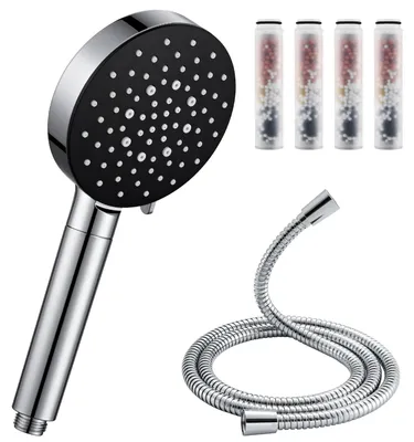 Obrázek produktu pro Sprchová hlavice, 6 režimů, filtr, černá barva