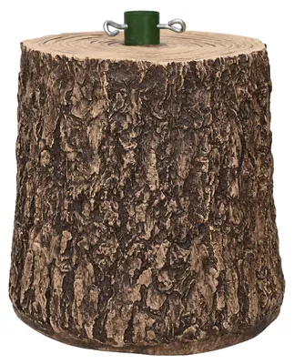 Imagen del producto de Soporte para árbol de Navidad, forma de tronco, Ø 31 x 37 cm, óxido de magnesio