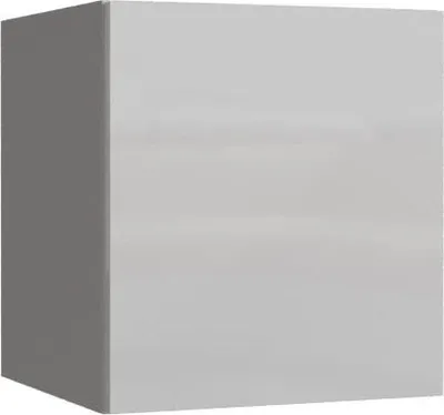 Produktbild von Furnitech Wohnwand Wohnzimmer - Hängend Wohnwand Modern - Regale und TV Schrank - Wohnzimmer Möbel (GS1, Weiß)