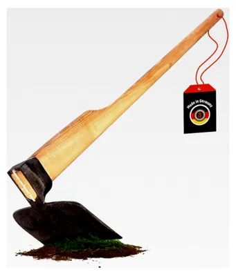 Produktbild von Banketthacke mit Breitblatt und 110 cm Eschenholzstiel - geschmiedet