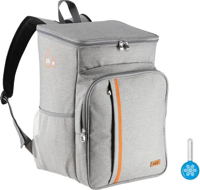 Produktbild von Kühlrucksack, Grau, 25L Fassungsvermögen