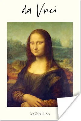 Produktbild von MuchoWow® Poster Mona Lisa - Leonardo da Vinci - Kunst 20x30 cm - Papierdruck