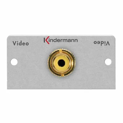 Produktbild von Kindermann Anschlussblende Video (Cinch) (7444000503)