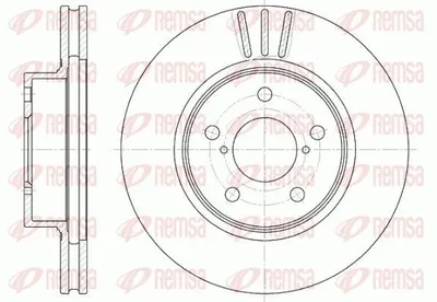 Produktbild von 2x REMSA Bremsscheibe 6397.10 vorne für SUBARU IMPREZA Schrägheck (GR GH G3)