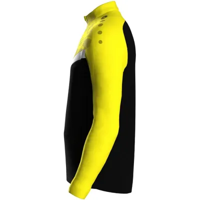 Produktbild von Jako Iconic Ziptop Herren - Schwarz / Soft Yellow