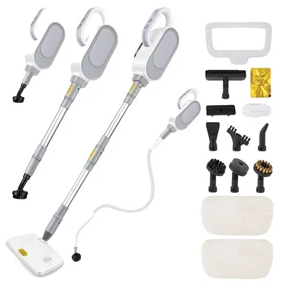 Immagine prodotto di Pulitore a vapore, design compatto, testine multifunzione, BIANCO