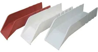 Productafbeelding van Plastic afvoergoot voor balkons, 25x8 cm - wit