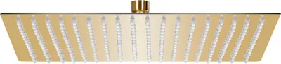 Image de Vidaxl Regen Duschkopf Quadrat 50 x 50 cm Edelstahl Gold gefärbt