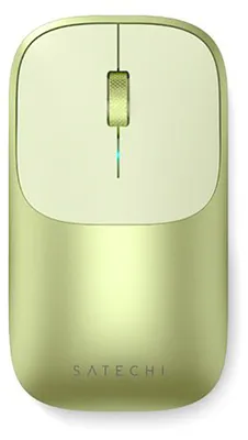 Immagine prodotto di Satechi, mouse wireless con doppia connessione, ricaricabile, modello Slim EX, compatto, verde