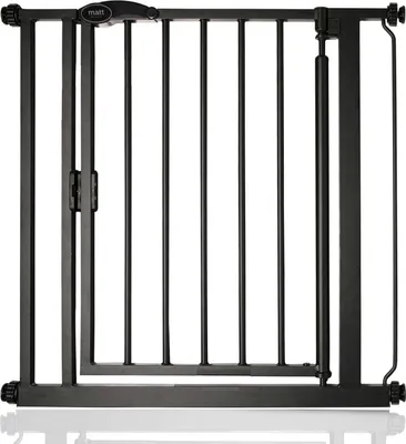 Produktbild von Safetots Druckmontage Selbstschließendes Treppengitter, 75cm - 82cm, Schwarz