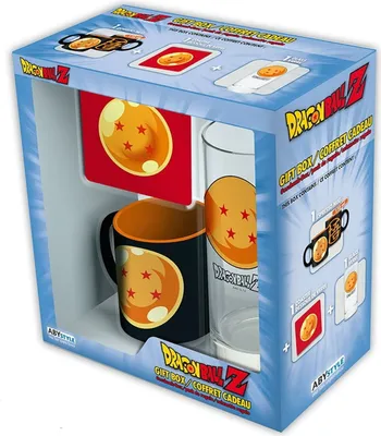 Produktbild von DRAGON BALL Z - Geschenkset (Glas + Untersetzer und Espresso Tasse)