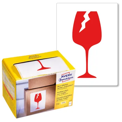 Obrázok produktu pre AVERY Zweckform Symbol-Hinweis-Etikettenrolle, neonrot