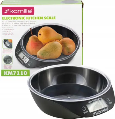Produktbild von ELEKTRONISCHE KÜCHENWAAGE 5 kg KAMILLE KM-7110