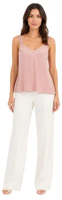Image de Blouse pour femme, marque Grain de Malice, couleur rose, taille 4XL, avec bretelles