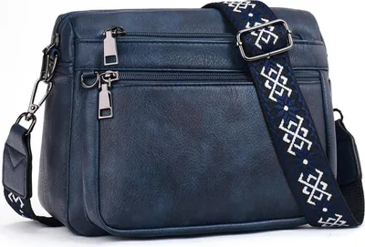 Produktbild von Damen Umhängetasche aus veganem Leder in Mittelgröße
