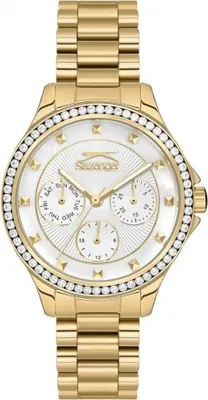 Image de Montre femme SLAZENGER SL.09.2241.4.06 en or Fashion comme cadeau.