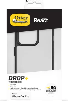 Immagine prodotto di Otterbox React Custodia per Iphone 14 Pro Clear Nero