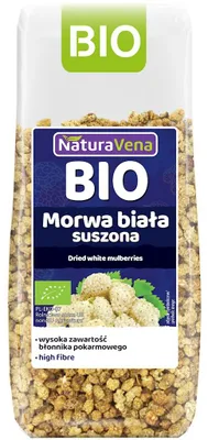 MORWA BIAŁA SUSZONA BIO 100 g - NATURAVENA