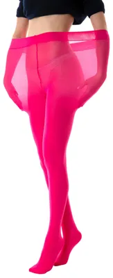 Imagen del producto de Gi&Gi - Pantimedias para mujer, tallas grandes, opacas, 80 den, completamente cubiertas, microfibra, elásticas