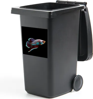 Produktbild von MuchoWow® Mülltonnenaufkleber Fische - Tiere - Licht 40x40 cm