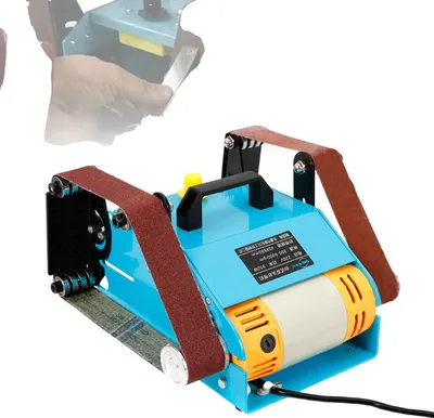 Zdjęcie produktu dla Elektryczna szlifierka taśmowa, wysoka wydajność, dostosowywana prędkość, wszechstronna regulacja kąta