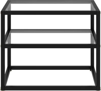 Produktbild von vidaXL Konsolentisch Transparent 50x40x40 cm Hartglas