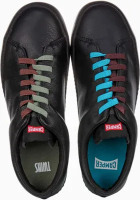 Produktbild von Camper Tw s Schnürung Leder Turnschuhe Schwarz – 11M Großbritannien - 45 EU - 11M USA / Schwarz