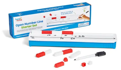 Produktbild von hand2mind Zahlenlinien-Starter-Set, Whiteboard, für Schüler