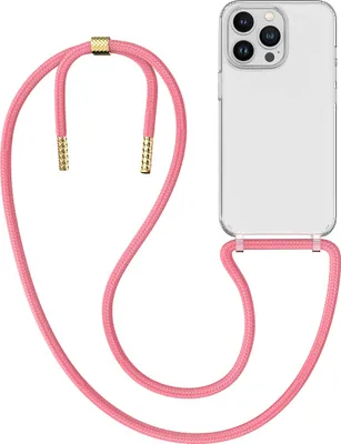 Produktbild von Handykette für Apple iPhone 13 Pro - Handyhülle mit Schnur Cover in Rosa