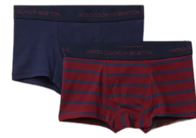 Produktbild von United Colors of Benetton 2er Set Boxershorts, blau, 140 cm