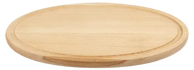 Immagine prodotto di Tagliere da cucina ovale in legno, 32 x 18 cm