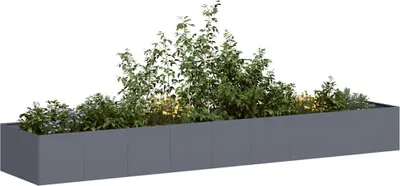 Immagine prodotto di vidaXL Fioriera antracite 360x80x40 cm in acciaio