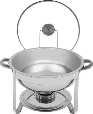 Image de Chafing Dish, Rond, Capacité 5,28QT, Argenté