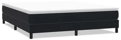 Produktbild von vidaXL Boxspringbett ohne Matratze Schwarz 180x220 cm Samt