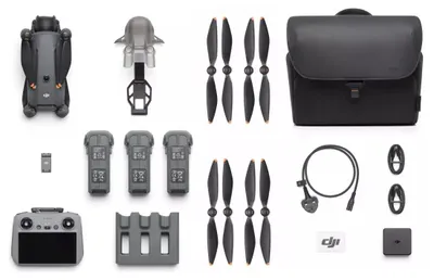 Obrázek produktu pro DJI Mavic 4 Pro Fly More Combo, 4 rotory/rotorů, 100 MP, 12288 x 8192 px, 27 m/s, 6654 mAh, Šedá