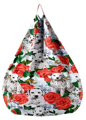Productafbeelding van Wasbare Zitzak voor Kinderen en Volwassenen, Dalmatian Print