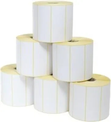 Produktbild von Zebra Z-Perform 1000D 110 Tag - Papier - matt - beschichtet - 4,6 mil - weiß, Fühlmarke schwarz - 38.1 x 76.2 mm 6400 Etikett(en) (16 Rolle(n)