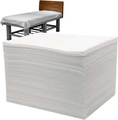 Produktbild von Wegwerf Massagetisch Bettlaken, 180 x 80 cm, 100 Stück, für Massagestuhl