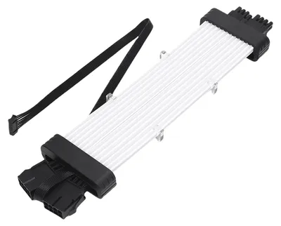 Obrázek produktu pro ARGB kabel k napájecímu zdroji, 120 světelných diod, 5 V, ARGB Sync, LED páska, PC, základní deska, grafická karta, neonový kabel, GPU-28, černý, ovladač SK3, černý