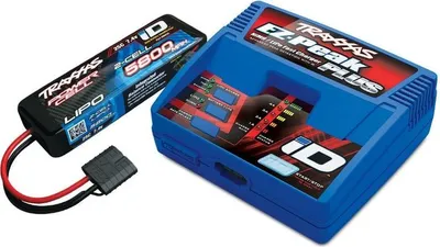 Produktbild von Traxxas EZ-Peak Plus Ladegerät 4A & LiPo 5800mAh 2s 25C Set mit iD, TRX2970GX & TRX2843X