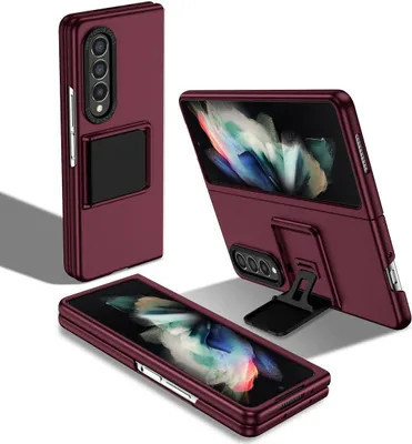 Produktbild von König Design Hülle kompatibel mit Kunststoff Soft Handyhülle - Handy Case Weinrot