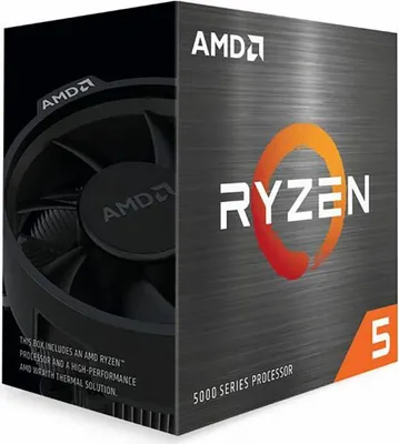 Immagine prodotto di AMD Ryzen 5 5500 Box (3,6GHz) 6 core 12 threads CPU incl. cooler So. AM4 16MB cache L3 4,2 GHz turbo clock processore 100-100000457BOX