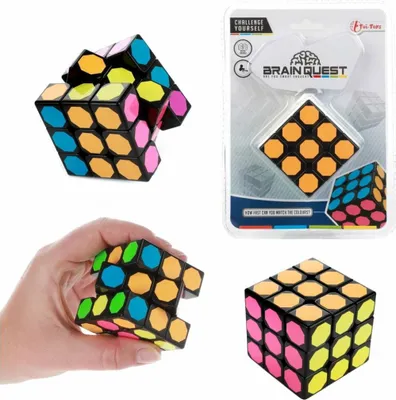 Obrázek produktu pro Hlavolam kostka plast 6x6cm v blistru