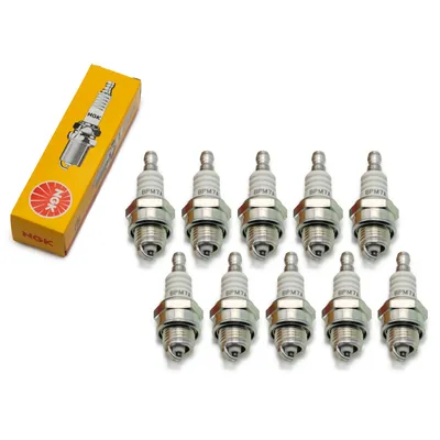 Immagine prodotto di Set di candele NGK 10x BPM7A, distanza tra gli elettrodi 0,75 mm, potere calorifico 7, 3201 / 4502 / 7321 per decespugliatori motoseghe