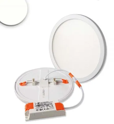 Zdjęcie produktu dla Downlight LED Flex 15W, pryzmatyczny, 120°, wycięcie 50-160mm, neutralny biały, ściemnialny