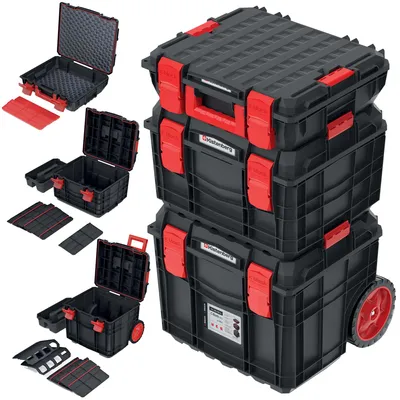 Obrázok produktu pre Sada Boxov Na Náradie Mobilné Dielenské Kufre Na Kolieskach Príslušenstvo C Block Pro