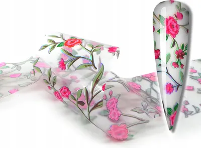 Produktbild von Transferfolie 10Cmx4Cm Blumenmuster