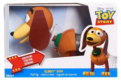 Productafbeelding van Just Play Disney Pixar Toy Story, Slinky Dog, geschikt voor kinderen vanaf 1,5 jaar, Toy Story, meerkleurig, plastic
