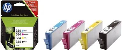 Produktbild von HP 344, Hohe (XL-) Ausbeute, Cyan, Magenta, Gelb, Tinte auf Pigmentbasis, 2 Stück(e), 560 Seiten, Multipack