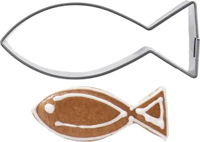 Zdjęcie produktu dla Wykrawacz do ciastek stalowy ryba 5 cm